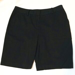 J. McLaughlin Classic Black Women's City/Chino Shorts